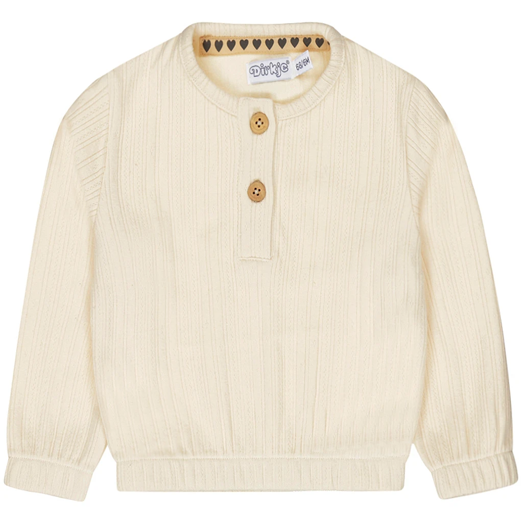 Dirkje-collectie Trui Love (off white)
