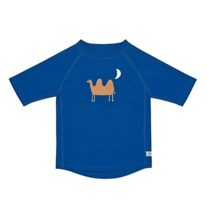 LÄSSIG UV zwemshirt korte mouw camel blauw