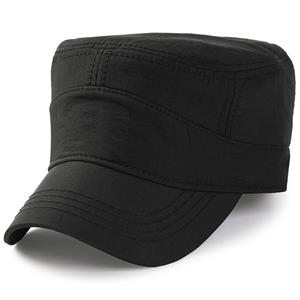 Queeniec Winter uitgerust leger platte hoed van middelbare leeftijd en oude mannen warme fleece voering militaire pet groot hoofd man plus size honkbalhoed Head 56-59cm