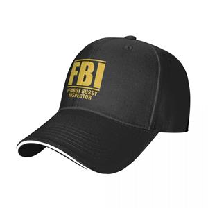 91440118MAC534JW32 FBI Femboy Bussy Inspector Cap baseballpet kerstmuts Hoed mannelijk Dames