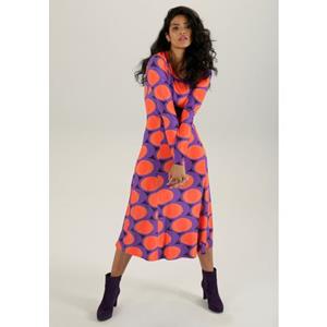 Aniston SELECTED Midi-jurk met bloemenprint in vervaagde look
