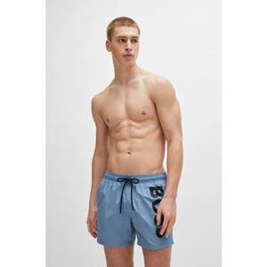 BOSS Zwemshort Octopus Met BOSS logotekst, elastische tailleband met koord