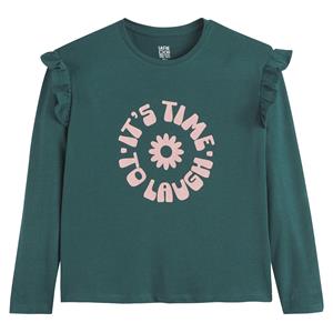 LA REDOUTE COLLECTIONS T-shirt met lange mouwen en volant