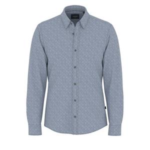 Joop Jeans Overhemd met lange mouwen Hanson3-W Etiket aan de zijkant van de romp, opvallend patroon