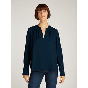 Tommy Hilfiger Blouse met lange mouwen SOFT VIS V NECK LS BLOUSE
