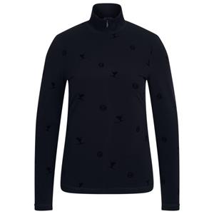 Sportalm - Women's Unterzieher mit Skifahrerdruck - Fleecevest, zwart/blauw