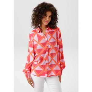 Aniston CASUAL Overhemdblouse met extravagante, grafische print - nieuwe collectie