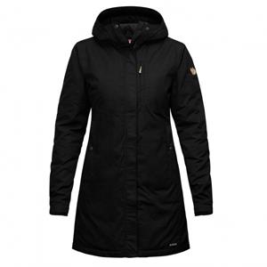 Fjällräven - Women's Kiruna Padded Parka - Lange jas, zwart