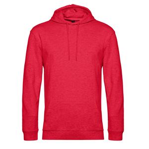 B and C Unisex adult heather french terry hoodie