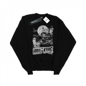 Disney Boys Nightmare Before Christmas Hail The King Sweatshirt 12-13 wit