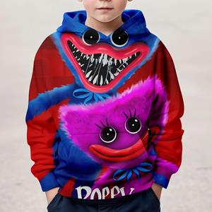 ETST WENDY 012 3D-geprinte Poppy's Play Time Hoodies Kinderboetiekkleding 2024 Lente Vrijetijdshoodie Kinderkleding Herfst Baby Sweatshi 100CM