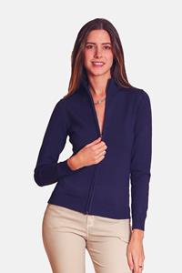 William De Faye Gilet met lange mouwen en rits