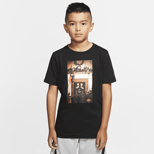 Air Jordan T-shirt met korte mouwen voor jongens - Zwart