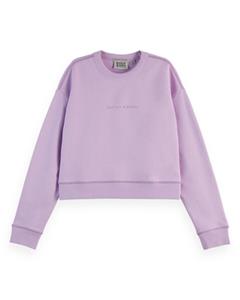 Scotch & Soda Sweater Flatlock Rood dames