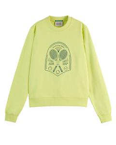 Scotch & Soda Chest artwork Sweater Dames