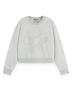 Scotch & Soda Applique Artwork Loose Sweater Dames