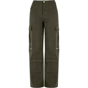 Urban Classics Dames utility twill stretch losse cargo broek
