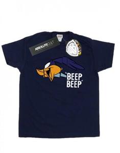 Looney Tunes Road Runner Beep Beep katoenen T-shirt voor meisjes 7-8 Years wit