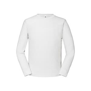 Fruit of the Loom Heren iconic 195 premium ringspun cotton t-shirt met lange mouwen
