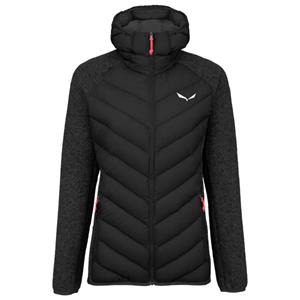 Salewa - Women's Fanes Sarner/Down Hybrid Jacket - Donsjack, zwart