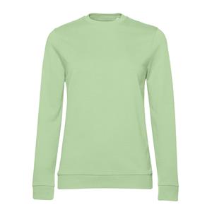 B and C Dames frans terry sweatshirt met inzetstuk