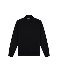 Malelions Men Turtle Half Zip Sweater | Black