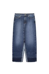 Summum 6s1301-5165 denim skirt cotton comford den