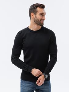 Ombre Edoti - Heren Sweater - Zwart - Aansluitend - Ronde Halslijn
