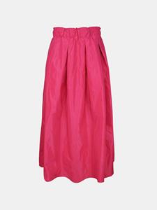 Mucho Gusto Rok sardinie degradé luipaardprint in fuchsia tot rood