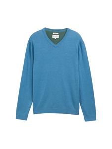 Tom Tailor Regular fit gebreide pullover van zuiver katoen