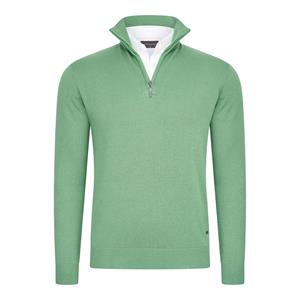 Cappuccino Italia Mock zip pullover