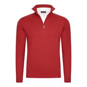Cappuccino Italia Mock zip pullover