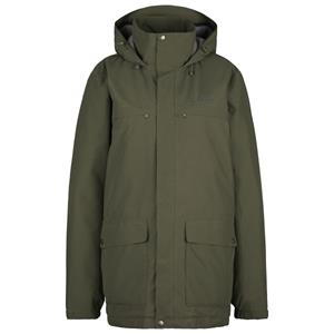 Vaude - Pellice Wool Parka - Lange jas, olijfgroen