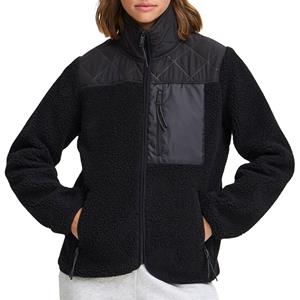 TheJoggConcept Fleecejack met opstaande kraag, model 'BERRI'
