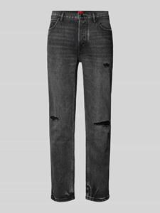 Heren Hugo Boss Tapered-Fit Jeans in Grijs