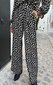 The Musthaves Mila Pantalon Cheetah Zwart Petite/Regular/Tall