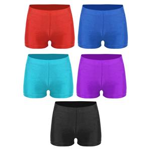 Ranrann Jongens Slim Fit Training Hot Shorts Elastische tailleband Gymnastiek Dans Running Shorts Bodems 5-6 Years rood