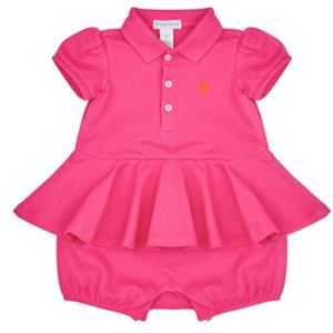 Korte Jurk Polo Ralph Lauren SS PEPLUM BU-ONE PIECE-SHORTALL