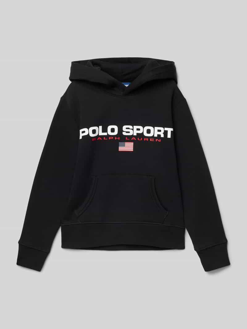 Polo Sport Hoodie met labelprint