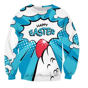 Haikou nori Herfst trui met ronde hals Herenkleding met lange mouwen Paassfeer Modieus, comfortabel en veelzijdig ontwerp S