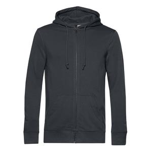 B and C Unisex inspire organic full zip hoodie voor volwassenen