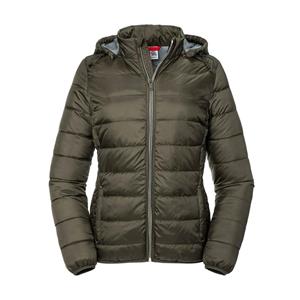 Russell Athletic Dames hooded nano jacket