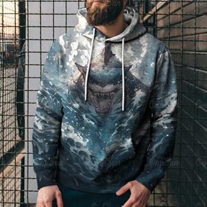 ETST WENDY 005 Nieuwe herenhoodie 3D dierenprint kleding mode herfst trui lange mouw sweatshirts voor heren hoodie haaienprint kleding 4XL