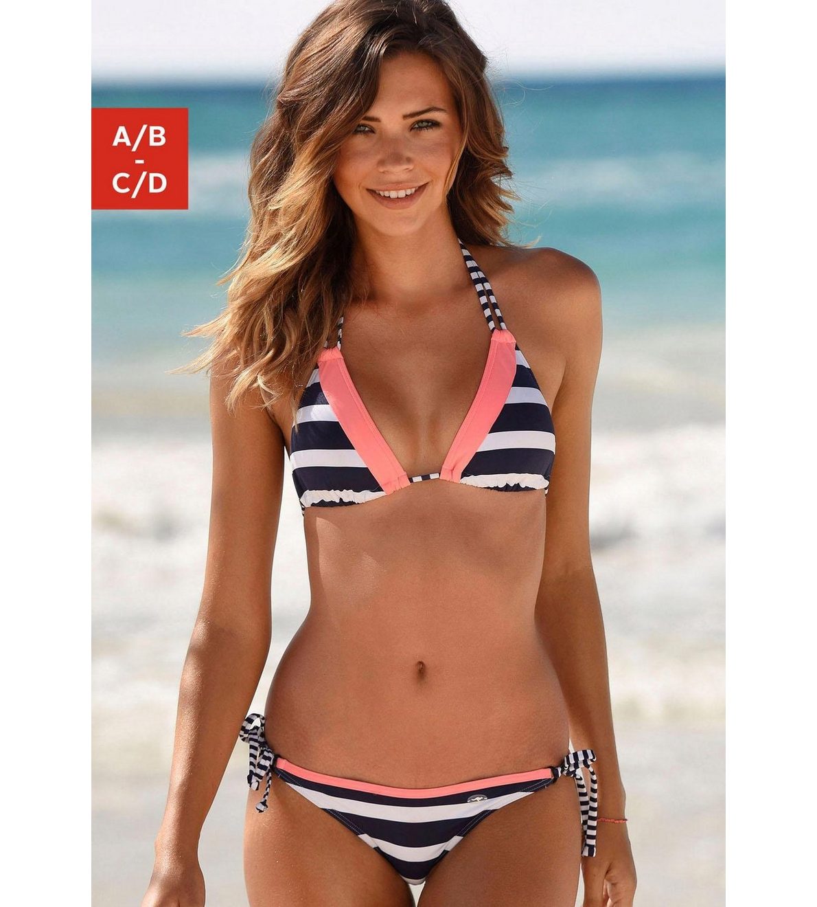KangaROOS Triangel-bikinitop ANITA verstelbaar top, met uitneembare cups, mix-bikini