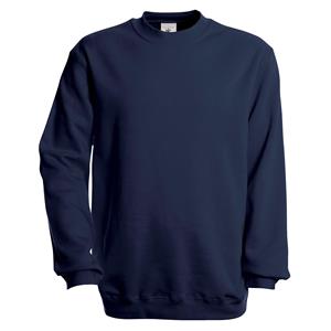 B and C B&c uniseksekset in modern cut crew neck sweatshirt