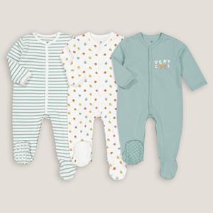 LA REDOUTE COLLECTIONS Set van 3 pyjama's in katoen