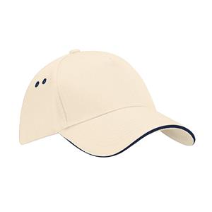 Beechfield Unisex ultimate sandwich peak cap voor volwassenen