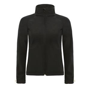 B and C B&c womens hooded premium softshell jacket (winddicht, waterdicht & ademend)