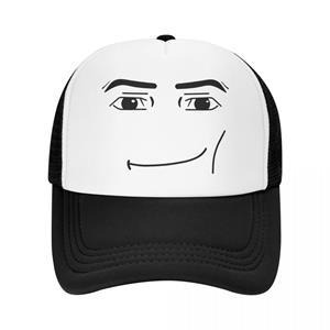 91530102MAC1PG27XM Gepersonaliseerde Anime Robot Robloxs Gezicht Baseball Cap WoUnisex Unisex Verstelbare Trucker Hat Sport Snapback Caps Zomer Hoeden Trucker Hat