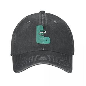 91530103MABXANBX49 Groene Letter L Alfabet Lore Lente Herfst Cap Hoeden Vrouwen Baseball Cap Vintage Hoeden Denim Sport Pet One Size